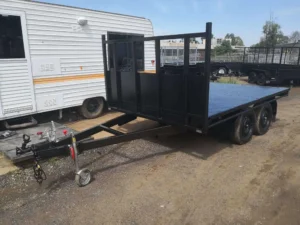 10×7 Heavy Duty Table Top Flatbed Tandem Trailer with 2000kgs ATM