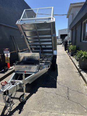 10×6 Galvanised Heavy Duty Box Trailer with Hydraulic Tilt Tipper and 3.2ton GVM