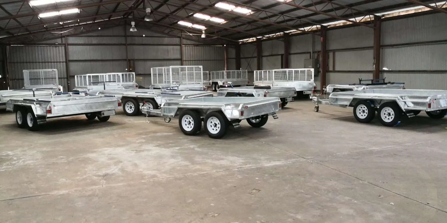 Heavy-duty tandem trailers